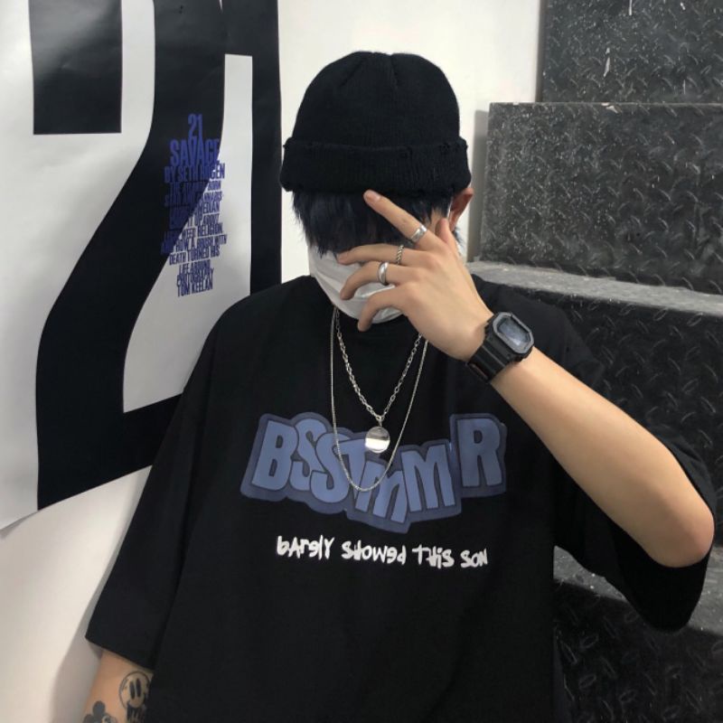 Áo Thun Unisex Tay lỡ BSSTMMR
