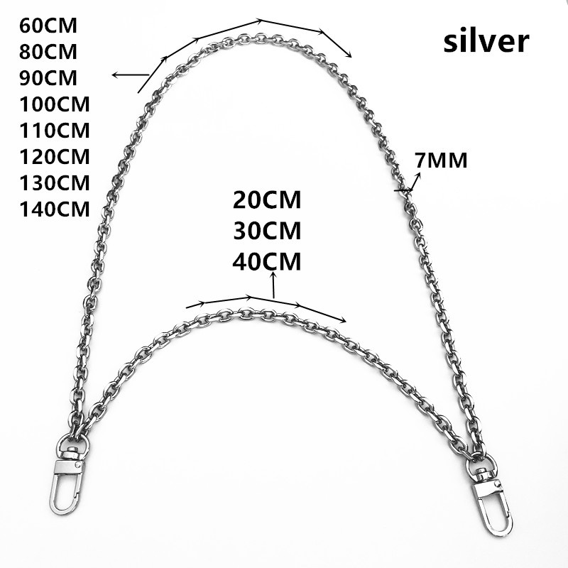 Dây Xích Kim Loại Đeo Túi Xách Thời Trang