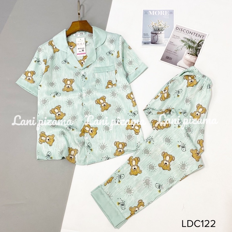 ❤️Bộ Pijama Siêu Xinh, Lani Pizama Bộ Mặc Nhà Sau Sinh Có Túi- Lani Pizama