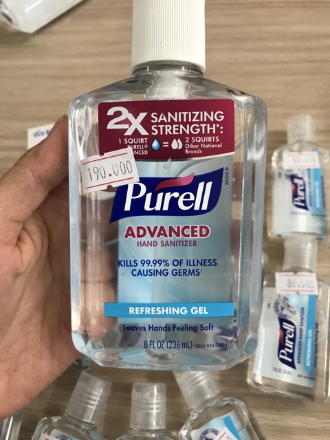 Gel rửa tay khô diệt khuẩn Purell (made in USA - có sẵn)