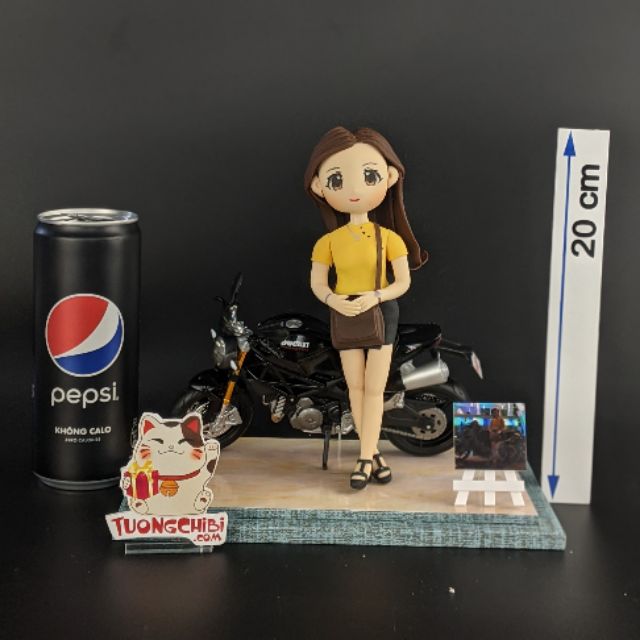 Tượng chibi đất sét nhật bản mô phỏng ảnh chụp người thật [HÀNG ĐẶT TRƯỚC PRE-ORDER]