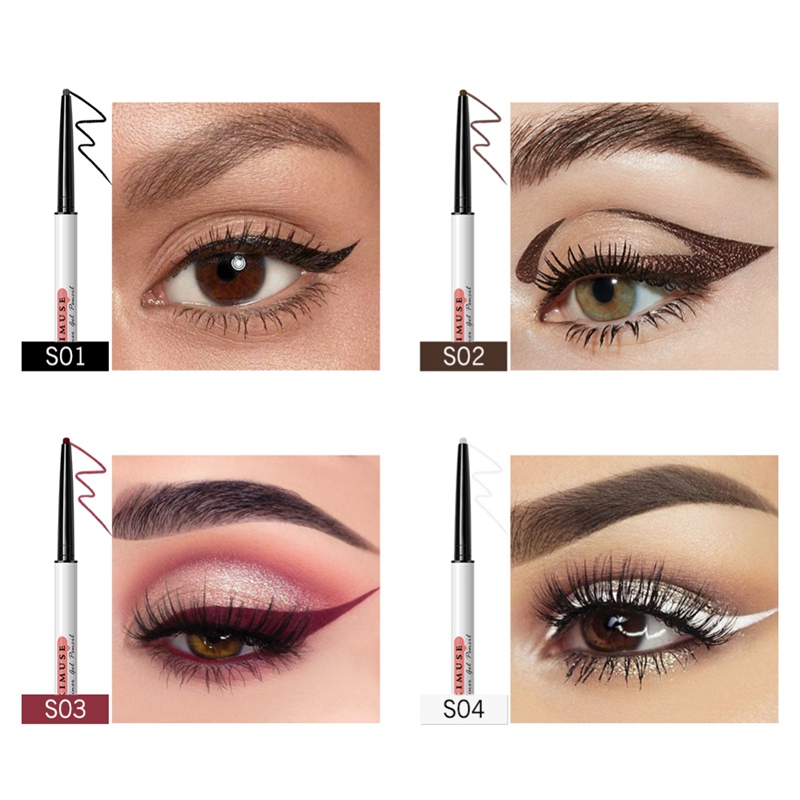 [Hàng mới về] Bút kẻ mắt trang điểm KIMUSE ánh nhũ lì lâu trôi chống thấm nước dễ sử dụng tiện lợi | BigBuy360 - bigbuy360.vn