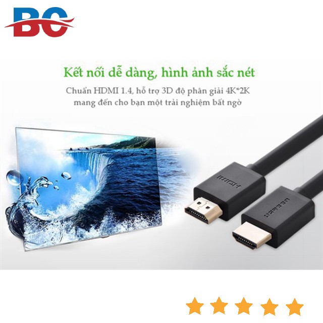 Dây cáp HDMI UNITEK 1M5, 3M, 5M (Y-C 137M) chính hãng