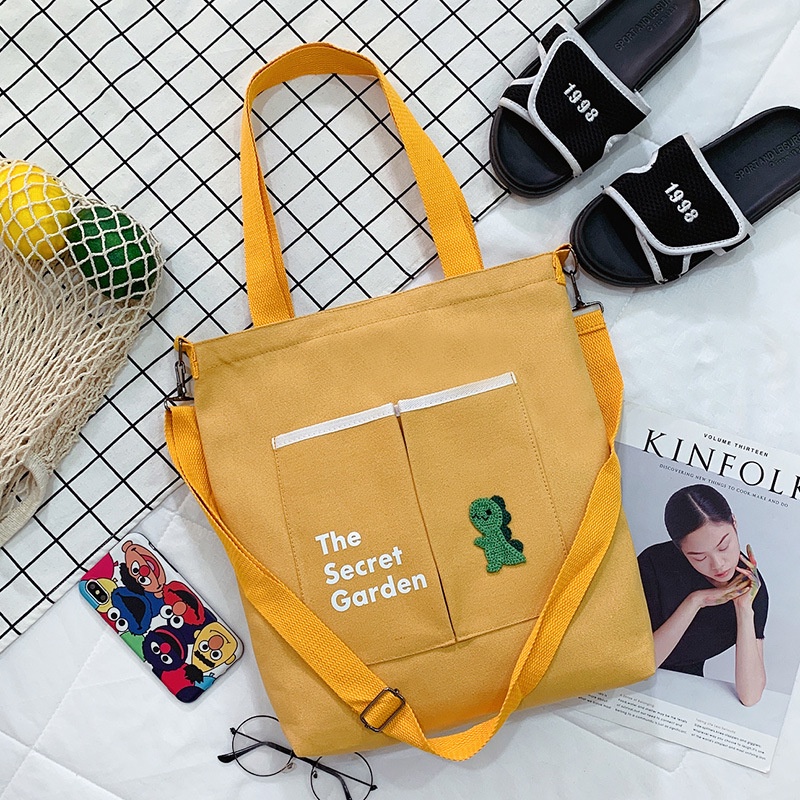 Túi Xách Canvas Thời Trang Du Lịch Cho Nữ Sinh