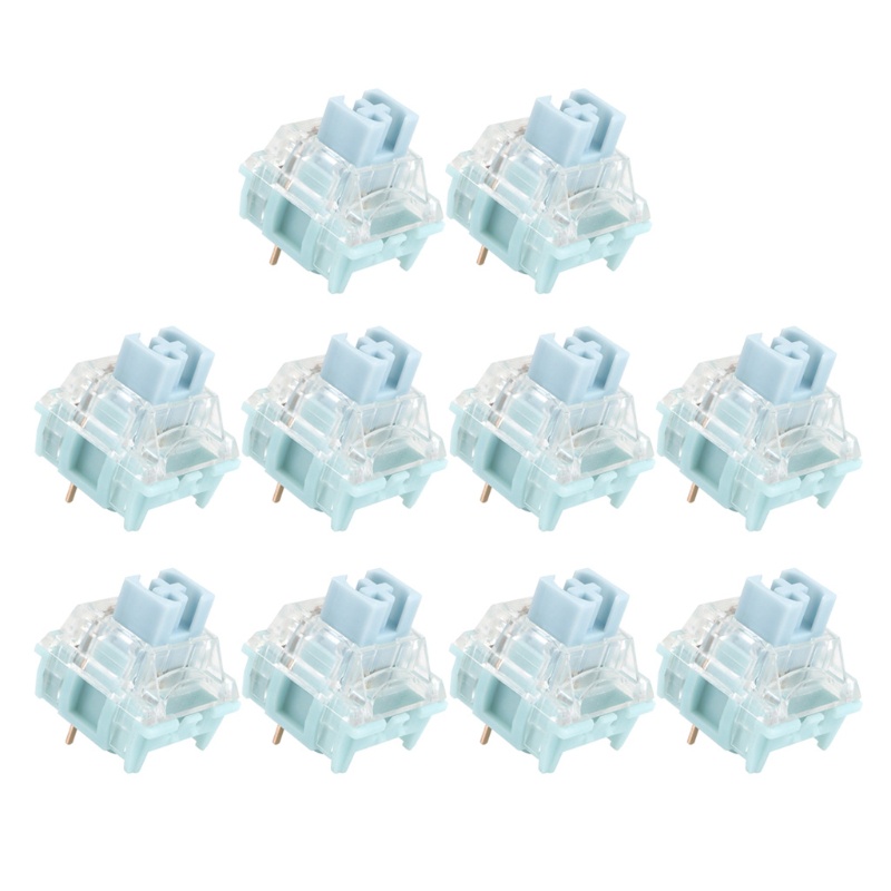 Bang TTC Công Tắc Bàn Phím TTC Trục Bột Vàng Bạc Mặt Trăng Trắng Vàng Đỏ Trong Suốt Cho Anh Em Sil