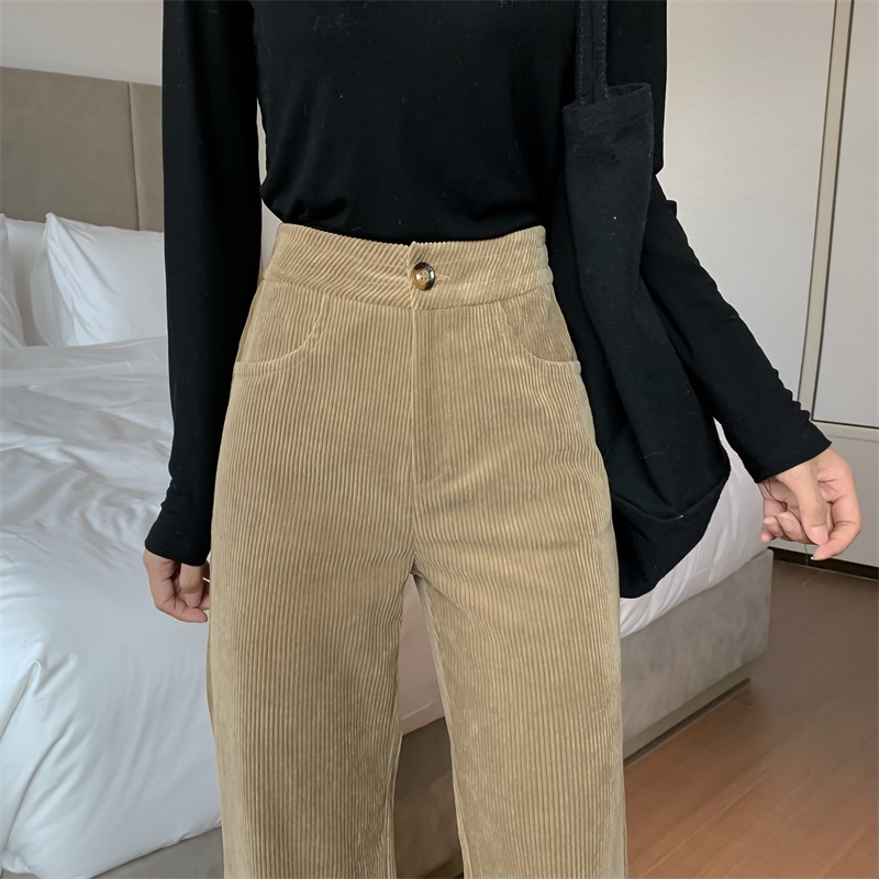 Quần Ống Rộng Cạp Cao Chất Tăm Cao Cấp Ống Thụng Kiểu Dáng Hip Hop Ulzzang Unisex Sugal QUAN NU 024