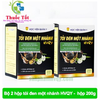 [ Chính Hãng ] Combo 2 hộp Tỏi đen một nhánh💊 Học Viện Quân Y 💊 Hộp 200g