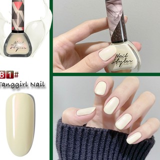 A81 Sơn Móng Tay Nail Styler A81 - màu trắng nhũ kim tuyến lấp lánh