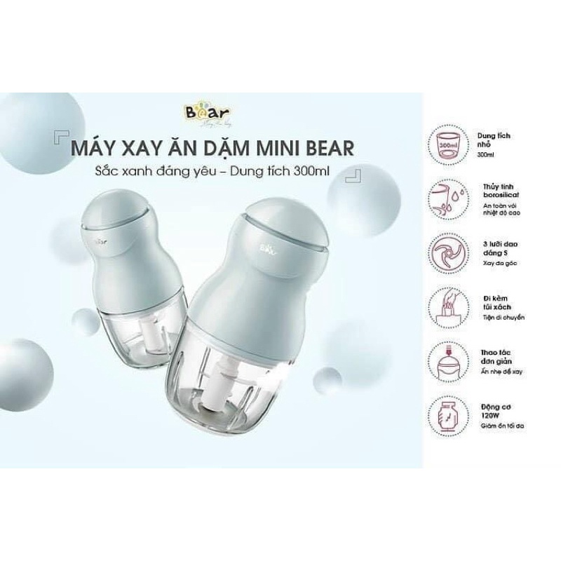 Máy Xay Sinh Tố Đa Năng Bear GR-B03V2 Chính Hãng Bảo Hành 12 Tháng