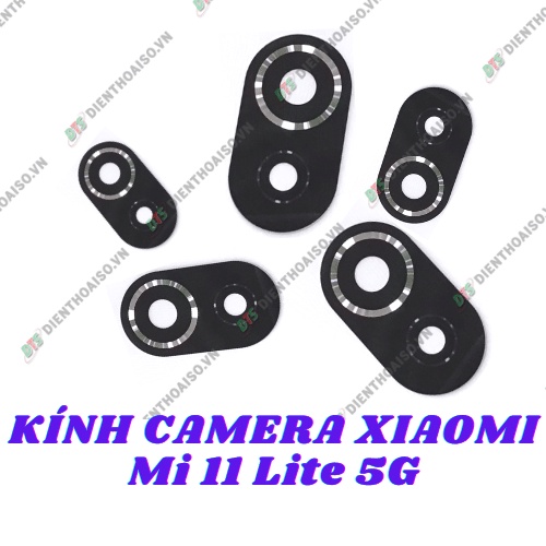 Mặt kính camera xiaomi mi 11 lite có sẵn keo dán