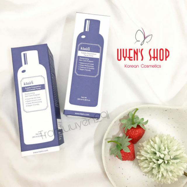 Nước Hoa Hồng 💝FREESHIP💝 Toner Klairs Supple Preparation 180ml -Toner Dưỡng Ẩm -  Se Khít Lỗ Chân Lông SP21