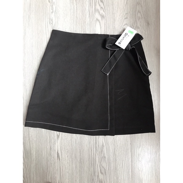 Chân váy chữ A có nơ ❤️GIẢM 30%❤️Chân váy trơn chỉ nổi có nơ buộc | BigBuy360 - bigbuy360.vn