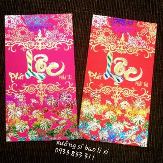 Bao li xi tet 2019 truyen thong sang trong chu noi 3D