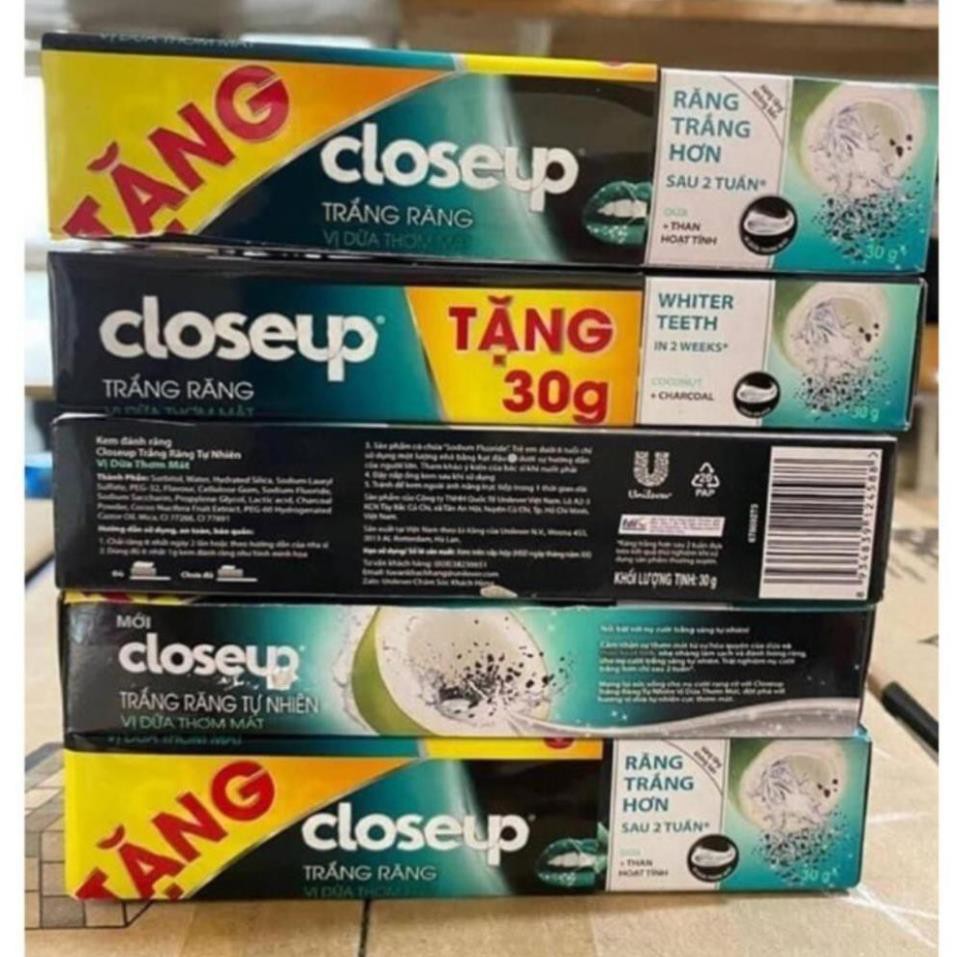 Kem đánh răng Close up vị dừa the mát 30gr