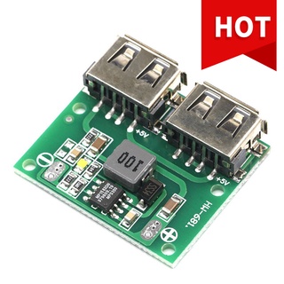 Mô Đun Hạ Áp Từ 9v 12v 24v Xuống 5v Dc-dc Hai Cổng Usb Cho Bộ Sạc Nguồn Xe Hơi 6 - 26v