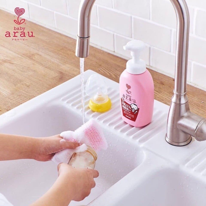 Nước rửa bình sữa Arau baby 500ml [ babyboo]