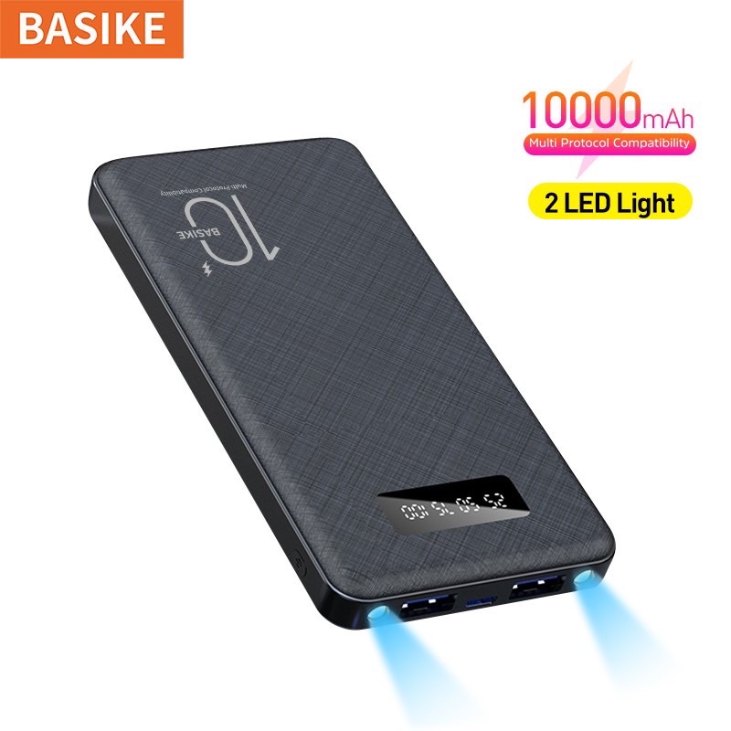 Sạc Dự Phòng Basike 10000mAh có màn hình led hiển thị BSK-PT69P