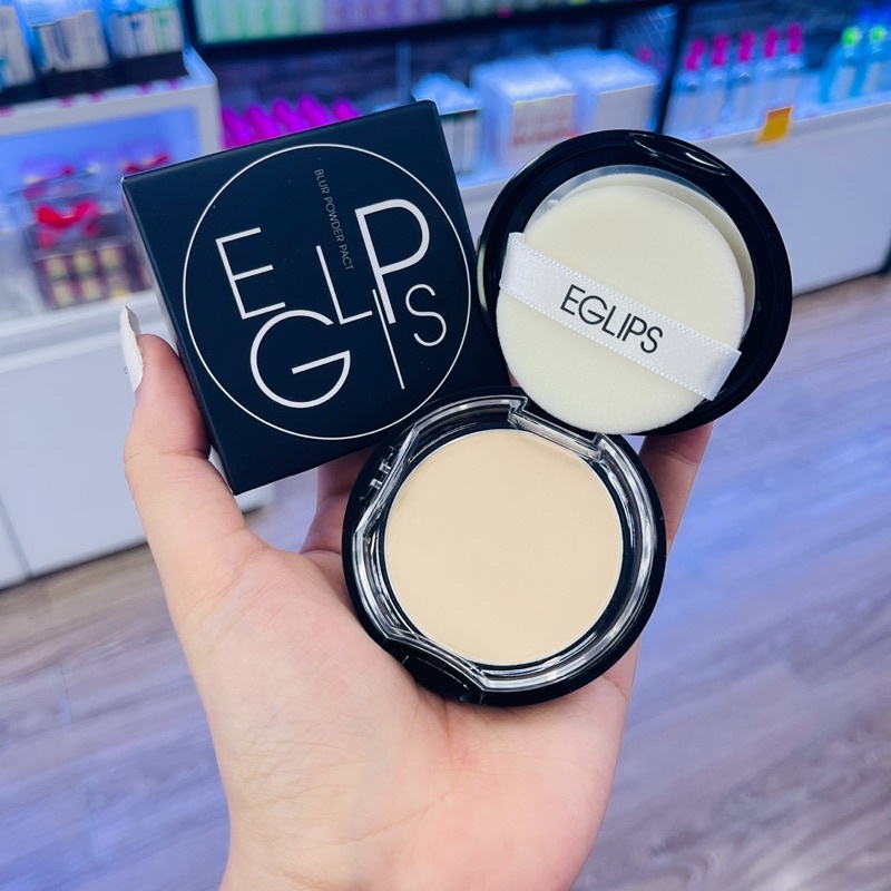 Phấn phủ kiềm dầu siêu mịn Eglip đen