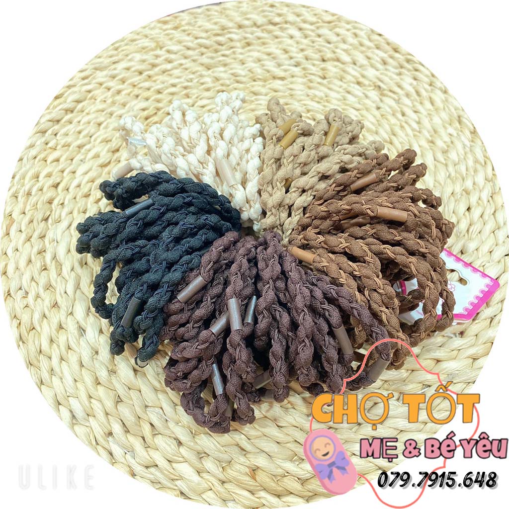 Thun Cột Tóc Đơn Giản Nữ Tính Phong Cách Hàn Quốc (bền cột chắc tóc)_MS2