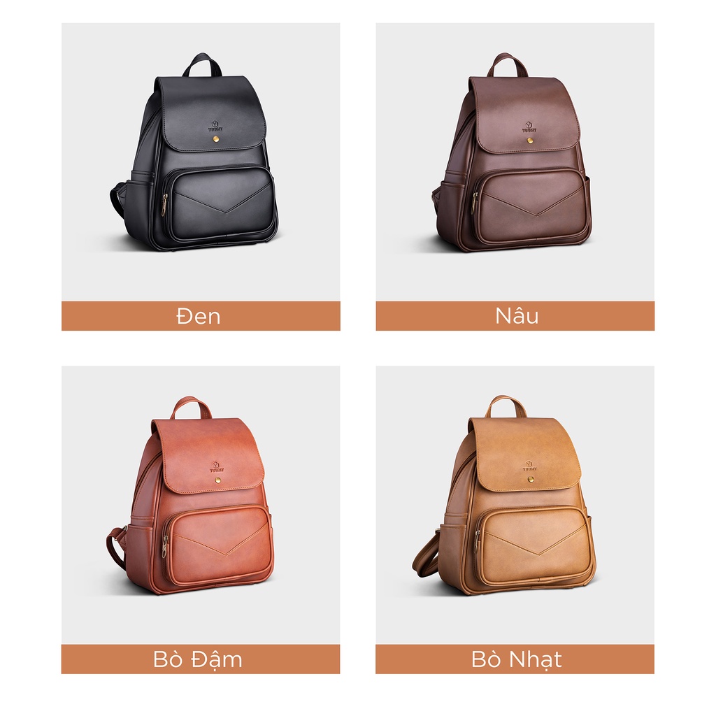 Balo Yuumy YBA27 nắp gập cổ điển