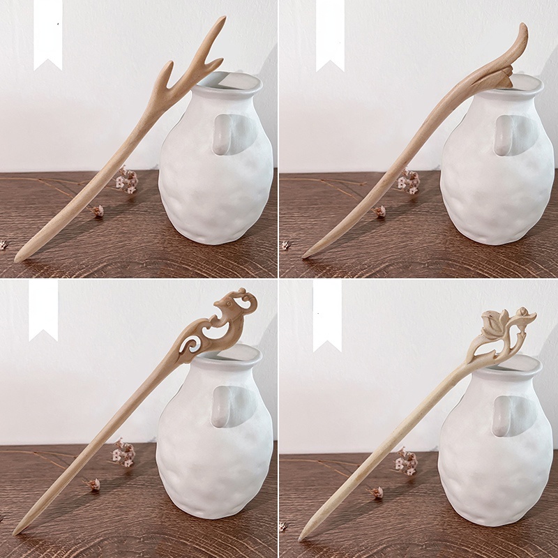 Trâm Cài Tóc Bằng Gỗ Handmade Thời Trang Dành Cho Nữ