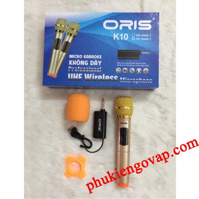 Micro không dây ORIS K10 (đầu thu mini - 01 mic)
