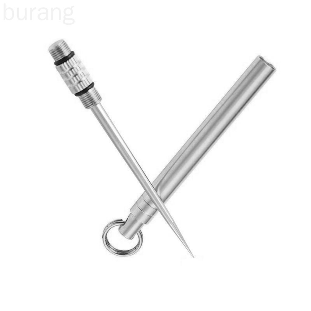 Tăm xỉa răng bằng kim loại kèm ống đựng tiện dụng mang theo du lịch