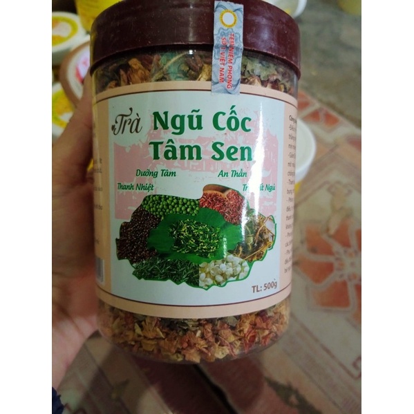 Gói 100g Trà hoa ngũ cốc tâm sen