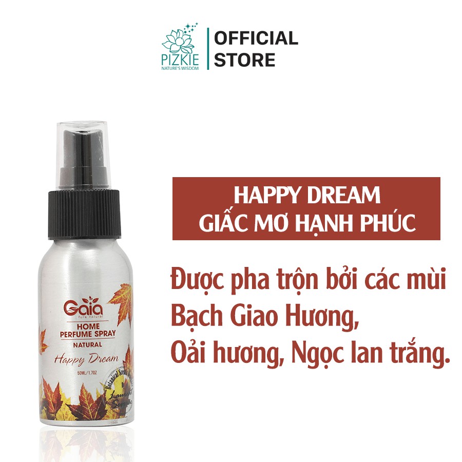 Tinh Dầu HAPPY DREAM | Tinh Dầu Xịt Thơm Cao Cấp | Chai 50ml