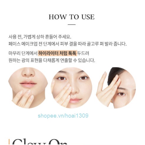 Kem lót, Gel lót có nhũ, kem lót bắt sáng Etude House Glow on Base 30ml, kèm bill web, mẫu mới date 2024 | BigBuy360 - bigbuy360.vn