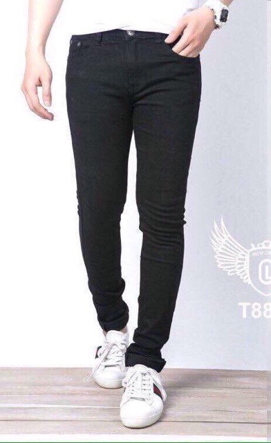 Quần jeans dài thời trang nam rách gối