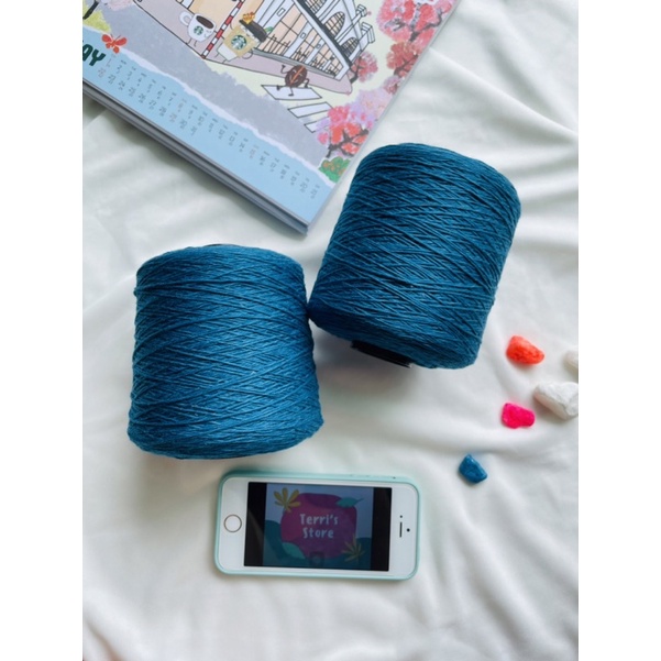 Sợi 100% Cotton Xe Tròn - Sợi mền nhỏ nhẹ đan móc mùa hè