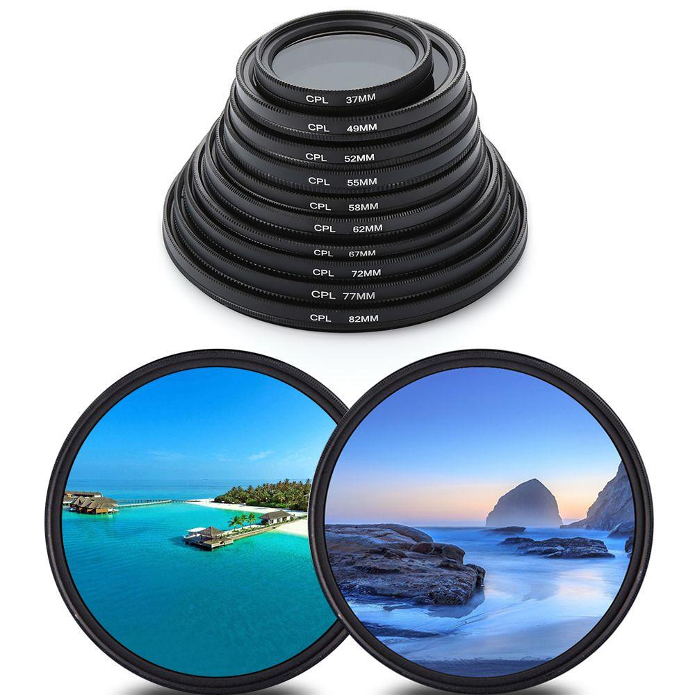 Ống Kính Máy Ảnh DSLR CPL Cho Canon Nikon Sony
