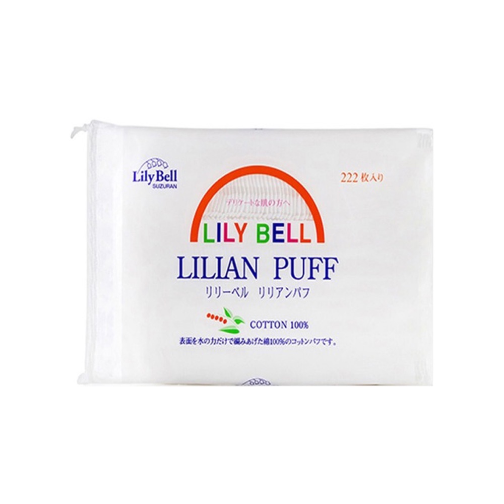 Bông Tẩy Trang Suzuran Lily Bell Lilian Puff 222 Miếng