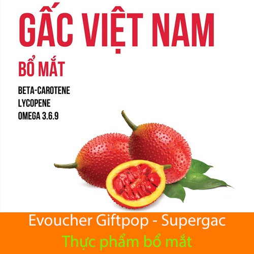 Phiếu quà tặng mua sản phẩm chăm sóc sức khỏe Supergac loại thường