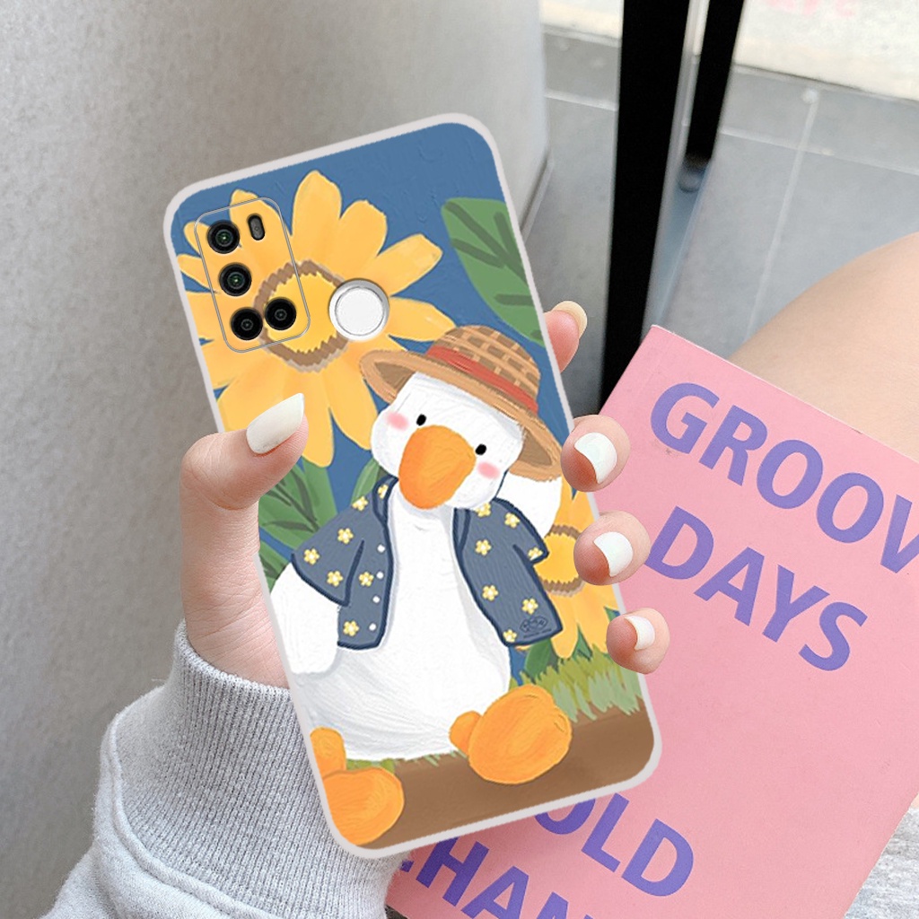 Ốp lưng Vsmart Joy 4 chú vịt đáng yêu, lucky duck, ốp cặp đôi dễ thương