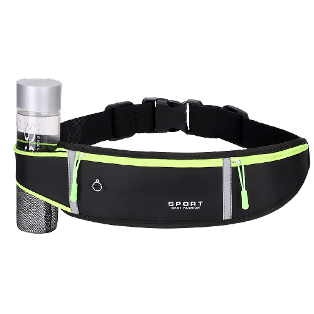 Túi đeo bụng chạy bộ, túi đeo hông tập thể dục, tập gym, leo núi dành cho nam nữ phong cách thể thao