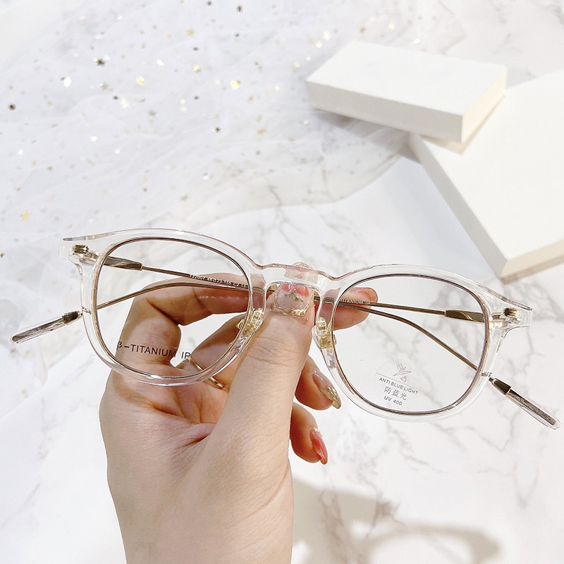 Mắt Kính Gọng Tròn Chống Ánh Sáng Xanh Thời Trang Cho Nam Nữ Jz22007 | BigBuy360 - bigbuy360.vn