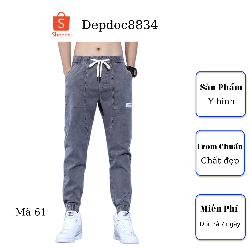 Quần jean nam cao cấp, chất liệu bò ( jean ) mềm mịn, from chuẩn, có nhiều mẫu đẹp mới đi kèm depdoc65 | BigBuy360 - bigbuy360.vn