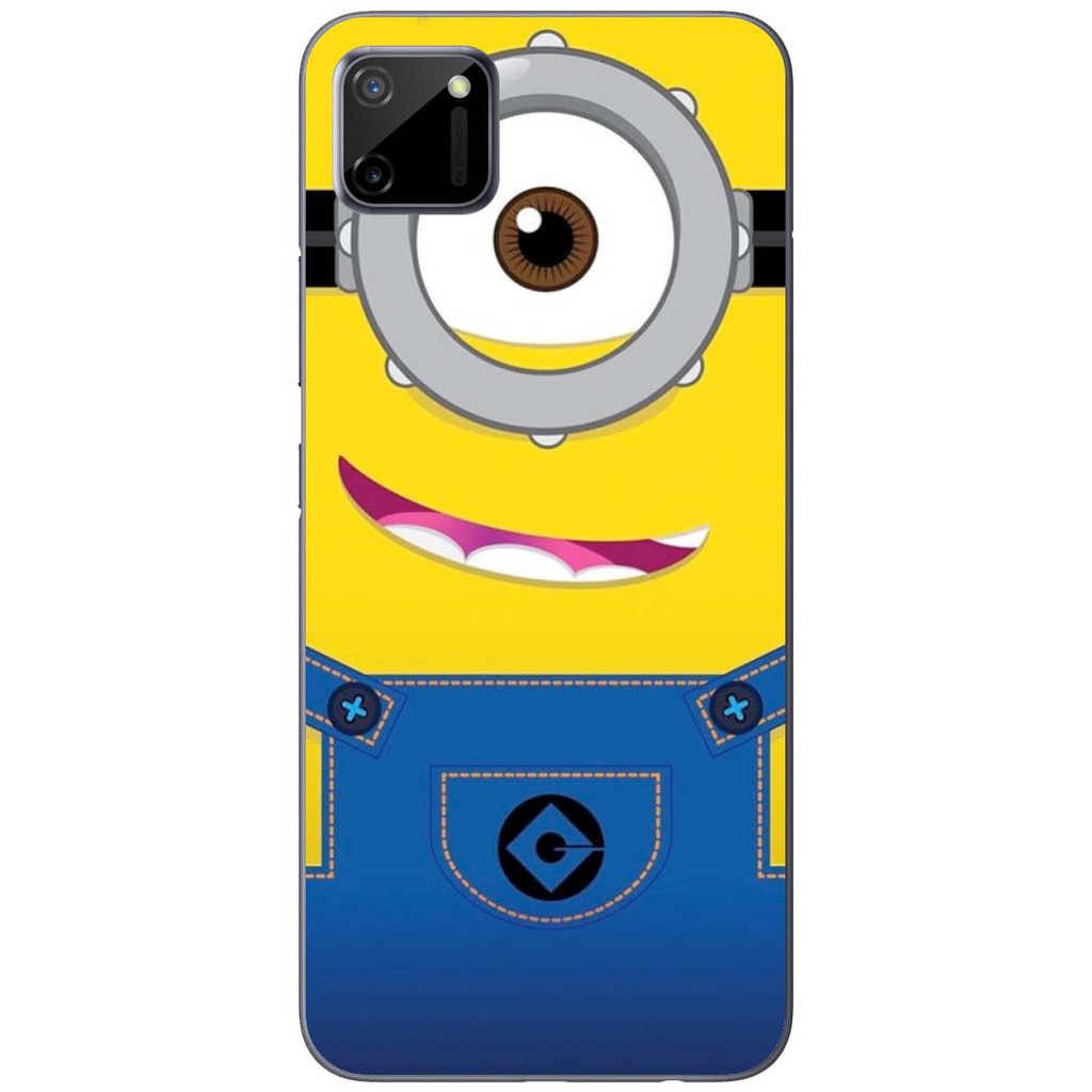 Ốp lưng nhựa dẻo Realme C11, C12 in hình Minion