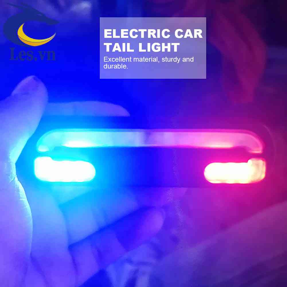 Đèn LED An Toàn Phía Sau Xe Đạp Điện 36V-60V Chống Thấm Nước