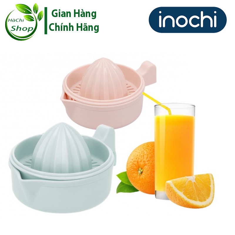 Bộ Vắt Cam - Chanh Bằng Tay Yoko Inochi Loại Nhỏ Có Lọc Bằng Nhựa PP Nguyên Sinh Kháng Khuẩn - Chính Hãng INOCHI