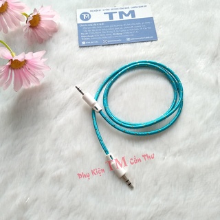 Cáp âm thanh 2 đầu 3.5mm dây dù dài 1m