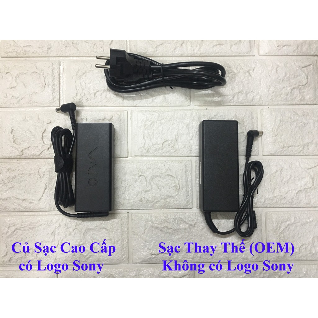 SẠC/ Adapter Laptop SONY VAIO 19.5V - 3.9A - 75W (Tặng kèm dây nguồn) nhập khẩu