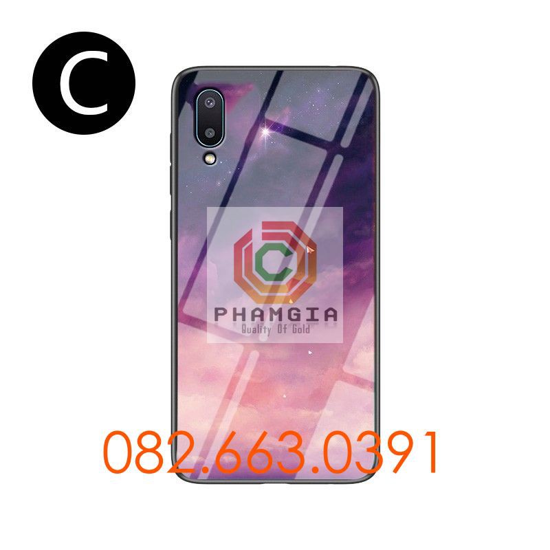 Ốp lưng ép kính Samsung A02 hình vũ trụ siêu đẹp