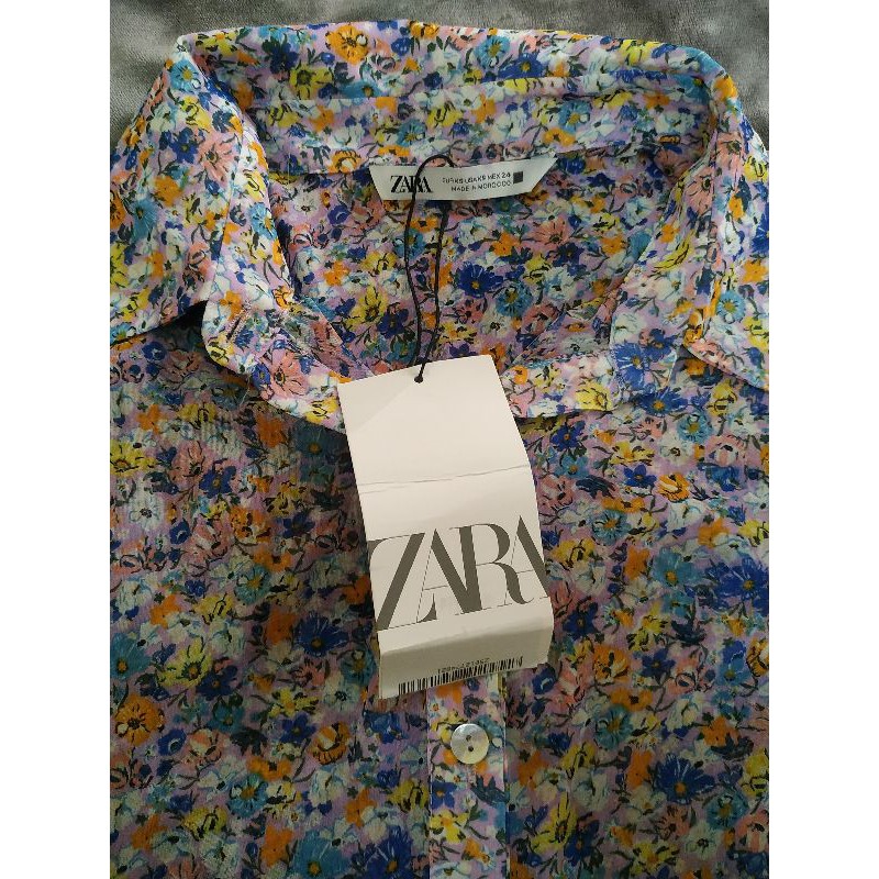 áo zara auth siêu xinh sz XS new tag ạ