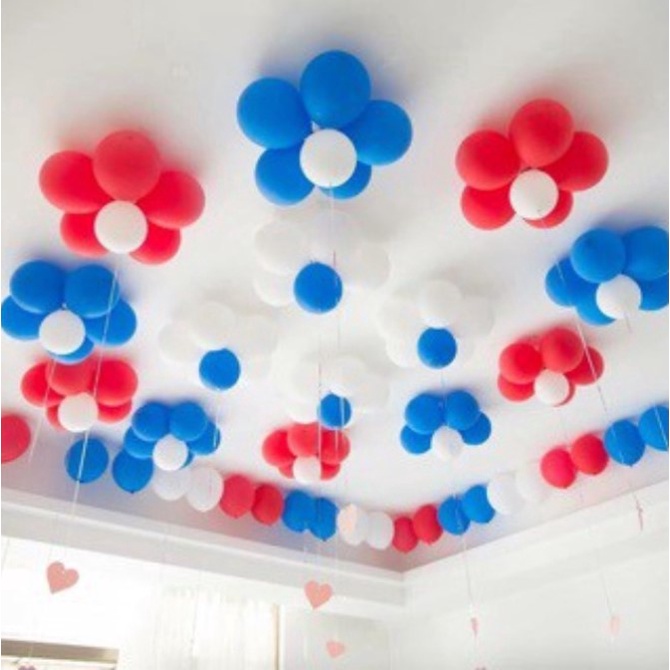 Miếng nhựa kết bong bóng tạo hình bông hoa 5 cánh Phụ KiệnTrang Trí Sinh Nhật tiệc cưới Happy birthay thôi nôi