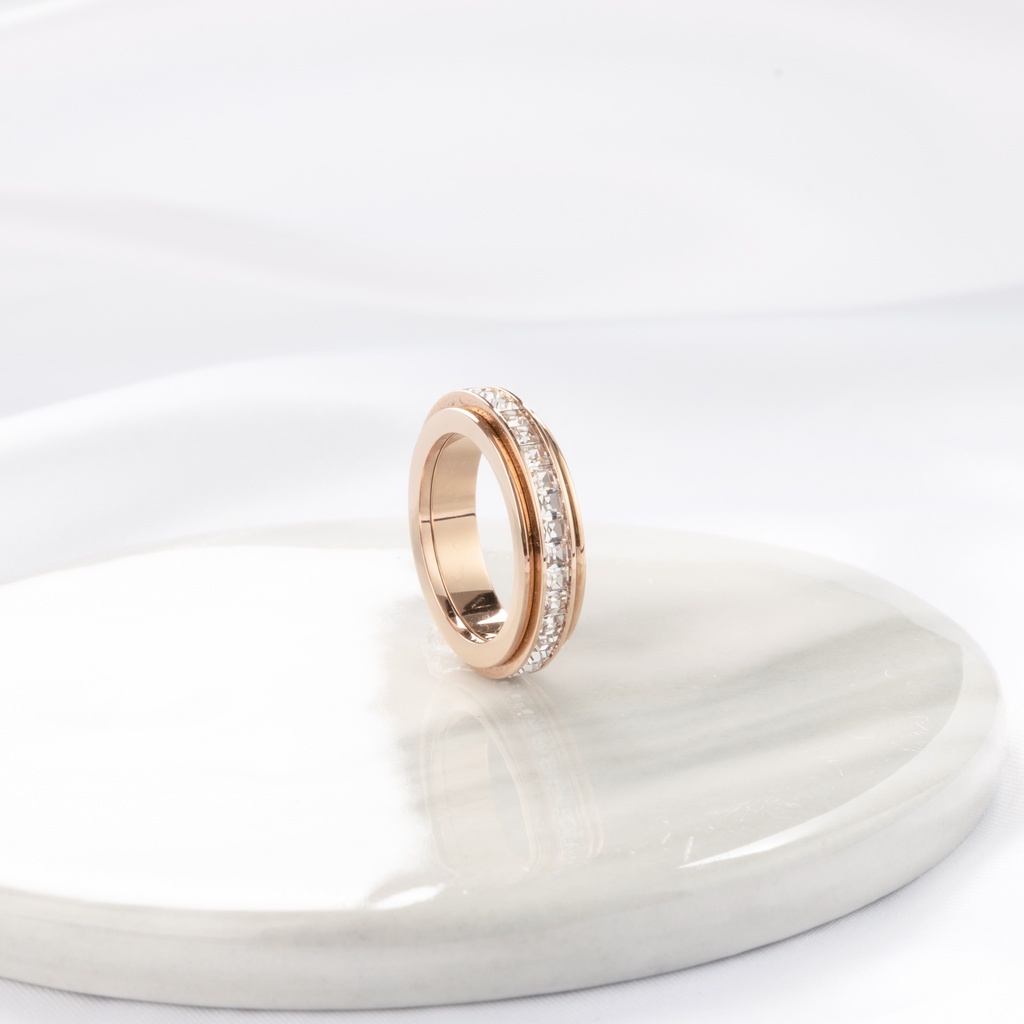 Nhẫn Gucci Possession Rose Gold Ring Fullbox 8002RG - Khắc tên theo yêu cầu