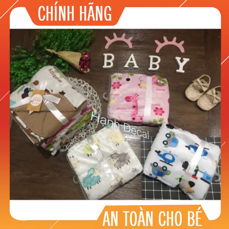 [Si-Le] Chăn đắp Lông cừu 2 lớp cho bé trai/ bé gái