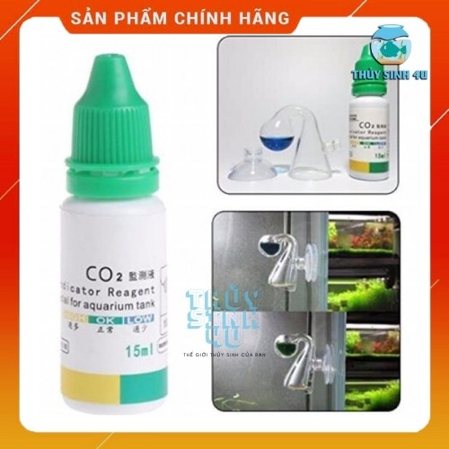 Bộ test CO2 thủy sinh Indicator Reagent – Kiểm tra nồng độ CO2